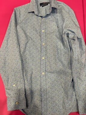 Vineyard Vines Blue Microprint Button-Down Shirt